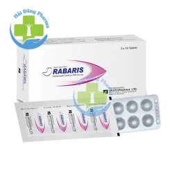 Rabaris Tablet - Hộp có 5 túi nhôm x 1 vỉ x 10 viên