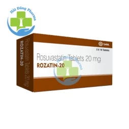 Rozatin-20 đóng Hộp 3 vỉ x 10 viên