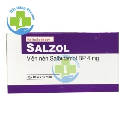 Salzol 4mg - Hộp 100 viên