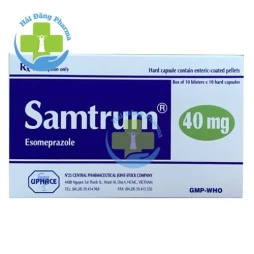 Samtrum 40mg - Hộp 3 vỉ, 5 vỉ, 10 vỉ x 10 viên