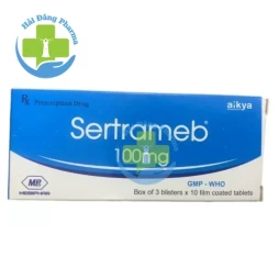 Sertrameb 100mg - Hộp 3 vỉ x 10 viên