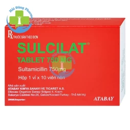 Sulcilat 750mg - Sultamicillin 750mg Atabay