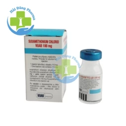 Suxamethonium chlorid VUAB 100mg - Hộp 1 lọ