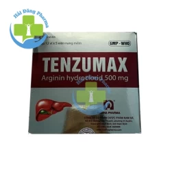 Tenzumax - Hộp 10 vỉ, 12 vỉ x 5 viên