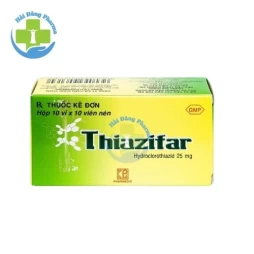Thiazifar - Hydrochlorothiazide 25mg Pharmedic
