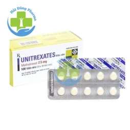 Unitrexates 2.5mg  - Hộp 10 vỉ x 10 viên