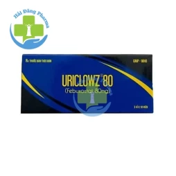 Uriclowz 80 - Hộp 3 vỉ x 10 viên