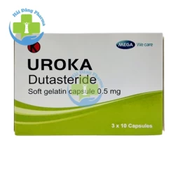 Uroka - Dutasteride 0,5mg Mega Lifesciences