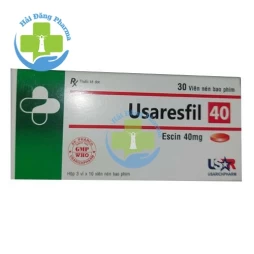 Usaresfil 40 - Hộp 3 vỉ x 10 viên