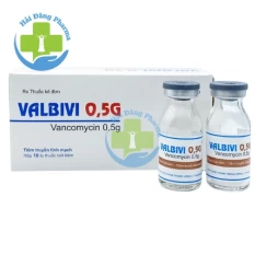Valbivi 0,5g - Vancomycin Pharbaco
