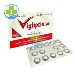 Vigliptin 50 - Hộp 3 vỉ x 14 viên