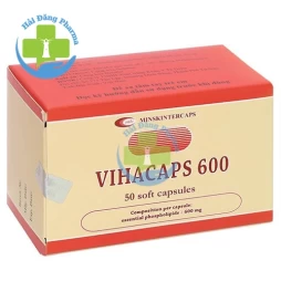Vihacaps - Phospholipid đậu nành 600mg Minskintercaps