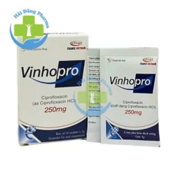 Vinhopro 250mg - Ciprofloxacin 250mg Éloge France Việt Nam