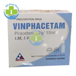 Vinphacetam - Piracetam 2g/10ml Vinphaco