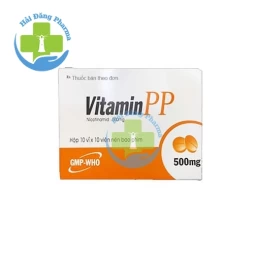 Vitamin PP 500mg - Hộp 10 vỉ x 10 viên