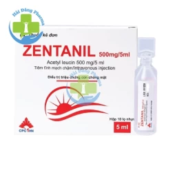 Zentanil 500mg/5ml - Acetyl leucin CPC1HN