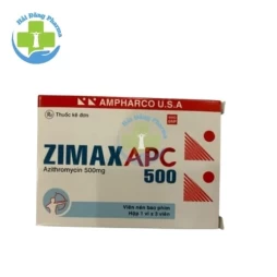 ZimaxAPC 500 - Azithromycin 500mg Ampharco U.S.A