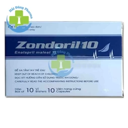 Zondoril 10 - Enalapril maleat 10mg Hataphar