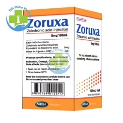 Zoruxa - Zoledronic acid 5mg/100ml Gland Pharma